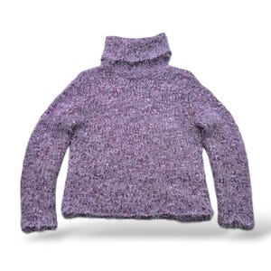 Vintage Mohair Art Pullover W326 Damengröße M