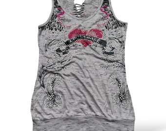 Vintage Tank Top W359 Women's Size S