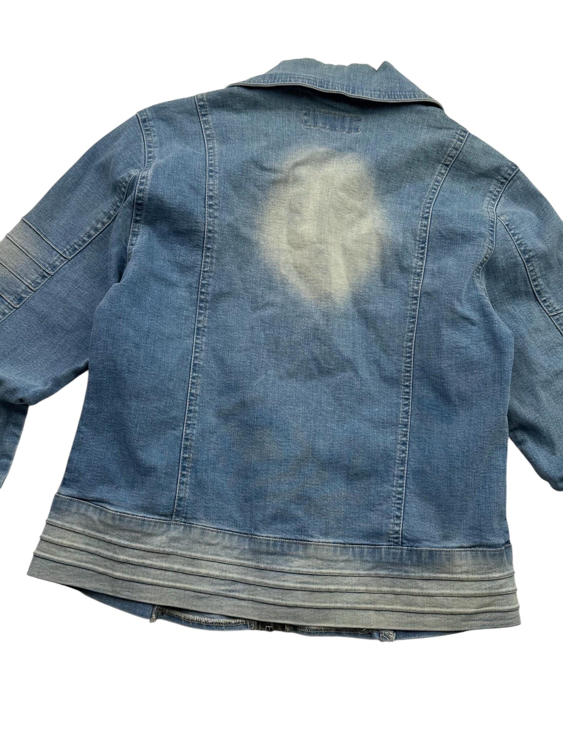 クロップドデニムジャケット ヴィンテージ クロップド デニム