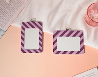 Colorful stripes Badge Holder,Customized Badge Holder,Soft Id Holder,Pretty ID Holder,Transparent Card Protector,NameCardHolder,Lanyard Gift