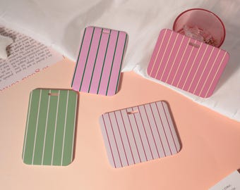 Personalisierter Streifen Ausweishalter, Leder Ausweishalter, Ausweishalter, Krankenschwester Lehrer Doktor Doktor Ausweishalter, Geschenk