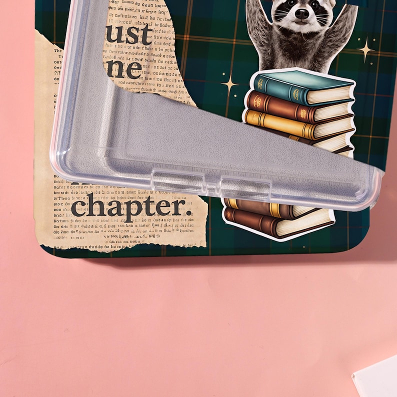 Raven's Library Kindle Case With Clear Back,fits Kindle 10/11/12 ...