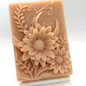 Daisy Flower Ziegenmilchseife: Rose Lavendel Sheabutter, Mini Geschenkbox