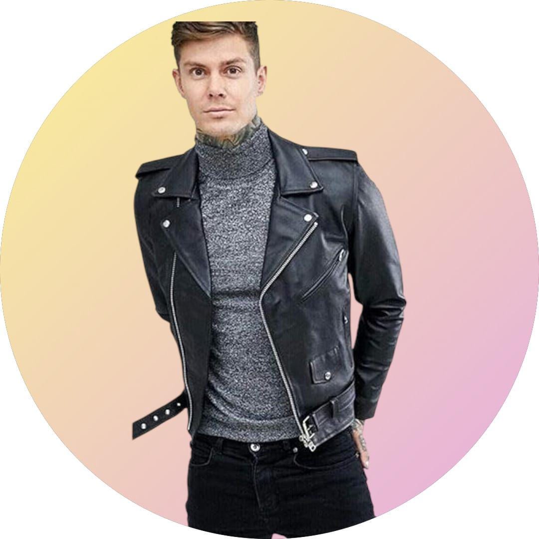 Customized Vintage Denim Biker Vest Motorcycle Vest Rock N ($520) Liked