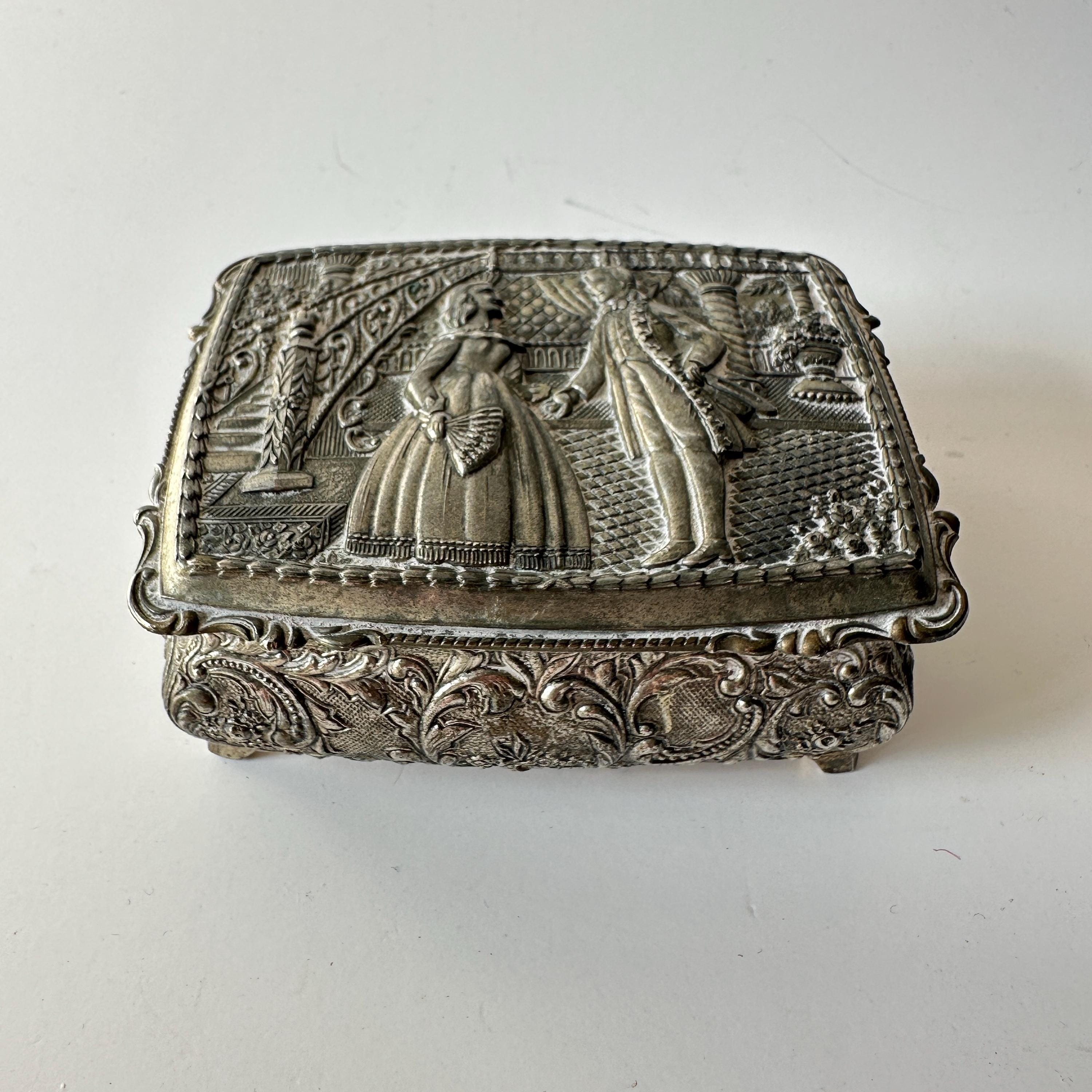 Metal Trinket Box Made in Japan - Etsy