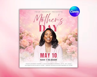 Mother's Day Booking Flyer, May Specials, Canva Editable (Digital Download)