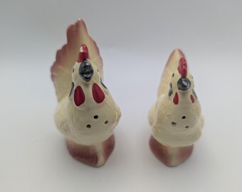 Antyczne solniczki i pieprzniczki Hen and Rooster