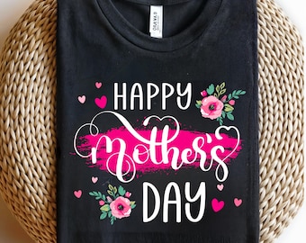 Abençoada por ser chamada de mãe PNG | Design digital fofo para o Dia das Mães, ideal para sublimação ou impressão