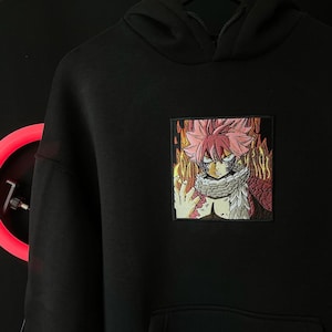 Anime Hoodie Embroidered Naruto Fanart Personalized Manga Hoodie Custom Embroidered Anime Character Design Unisex Streetwear Gift for Otaku