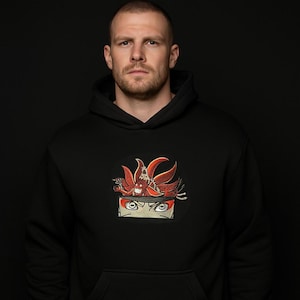 Anime Hoodie Naruto Fanart Embroidered Hoodie Personalized Embroidered Anime Naruto Fanart Hoodie Custom Sweatshirt Streetwear Anime Gift