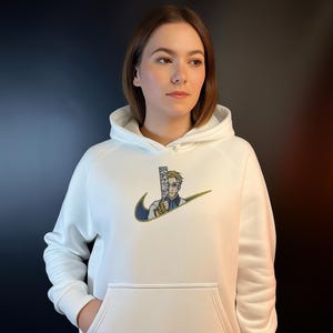 Anime Hoodie Fleece Custom Embroidered Character Hoodie Personalized Character Fanart Sweatshirt Perfect Hoodie Streetwear Gift Anime Lovers