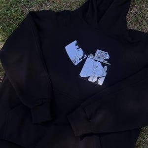 Anime Embroidered Custom Anime Hoodie Comfortable Hoodie Unisex Anime Apparel Custom Logo Streetwear Mens Manga Hoodie Custom Embroidered
