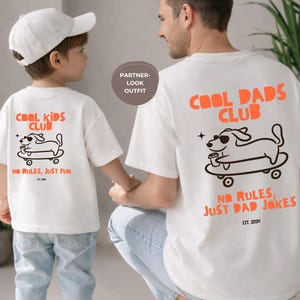 Dad and Child Matching Set – Cool Dads Club – Father and Son Matching Outfits – Dad and Mini Outfit – Gift for Dad – Family Matching Shirt