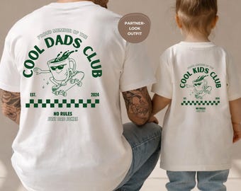 Cool Dads Club Personalized T-Shirt - Dad and Child Matching Outfit - Father's Day Gift - New Dad Gift - Matching Family Set