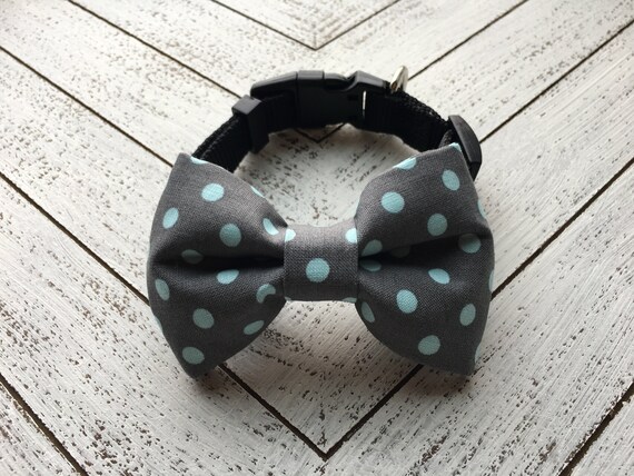 etsy dog collar bow tie