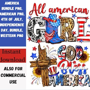 4th of July Christian PNG Bundle|God Bless USA Shirt PNG |Faith and Freedom Sublimation | American Flag Cross | Digital Download,pdf,svg,jpg