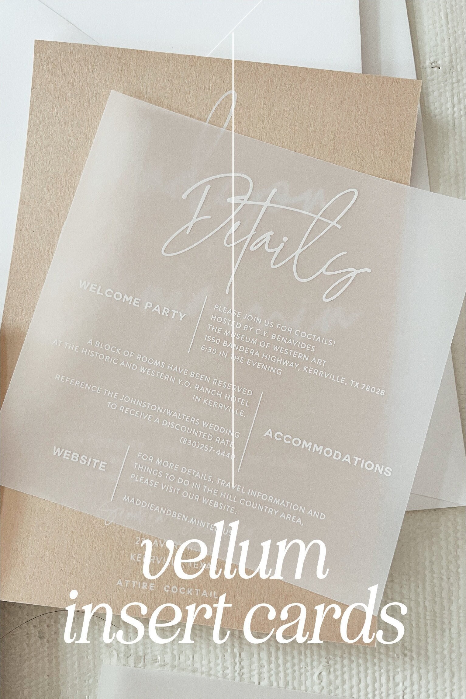 Silhouette Vellum Sheets 8.5X11 6-Pkg-Translucent White