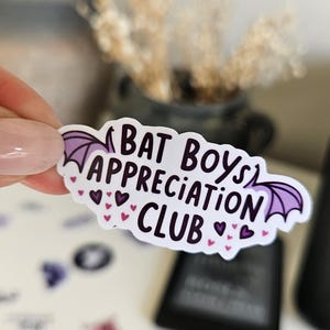 ACOTAR Sticker, Bat Boys sticker, Rhys, Cassian, Azriel sticker | SJ Maas, Romantasy, Velaris, Night Court kindle bookish decal, merch