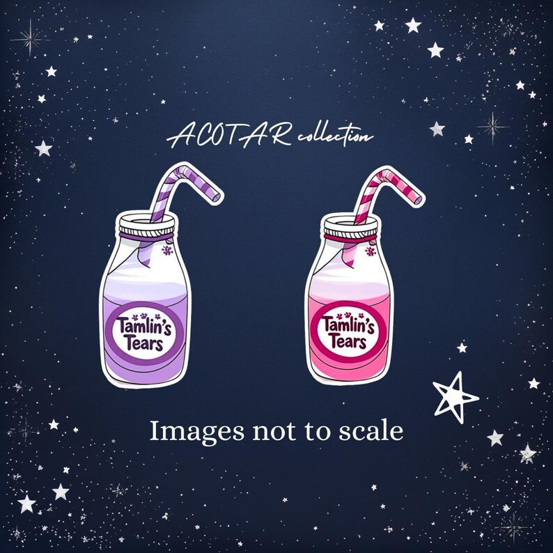 ACOTAR inspired Tamlin's Tears Kindle Sticker - Romantasy Book Decal image 2