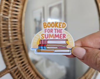 夏休み予約ステッカー：カラフルな本好きのためのKindleデカール
