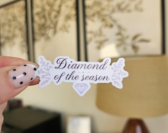 Bridgerton inspiriert Kindle Aufkleber: Diamant der Saison - Romantik Aufkleber