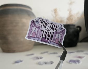 Bridgerton inspiriert Kindle Aufkleber: Talk of the Ton, Romance Reader Aufkleber