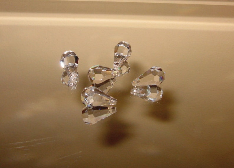 Five 20mm 30 Lead Crystal Beads Etsy