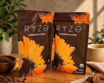 2-Pack RYZE Organic Mushroom Coffee USA Free Shipping New Sealed