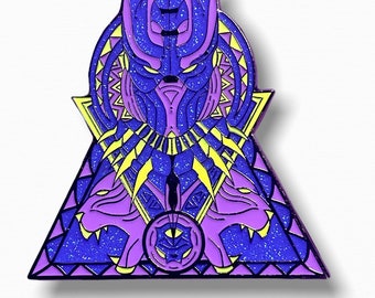 Black Panther Hard Enamel Pin Wakanda Forever