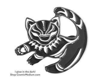 Black Panther Lion black cat Enamel Pin Lapel Pin