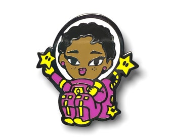 Pin de esmalte inspirado en el astronauta Dr. Mae Jemison