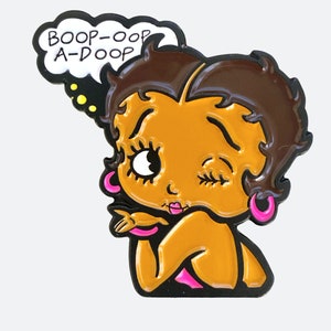 Betty Boo BGM Enamel Pin Celebrate Your Black Girl Magic image 2