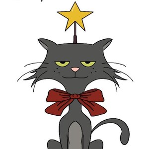 Chat-pin de Noël