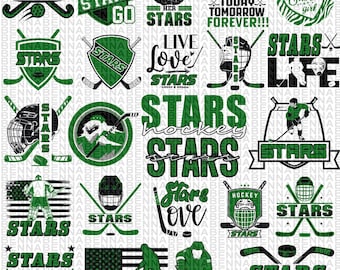 24 File,Stars svg,Stars bundle,Starrs png,Go stars,Love stars,Stars love,hockey team,Layered File,Instant Download, Tshirt, Clip Art, Cricut