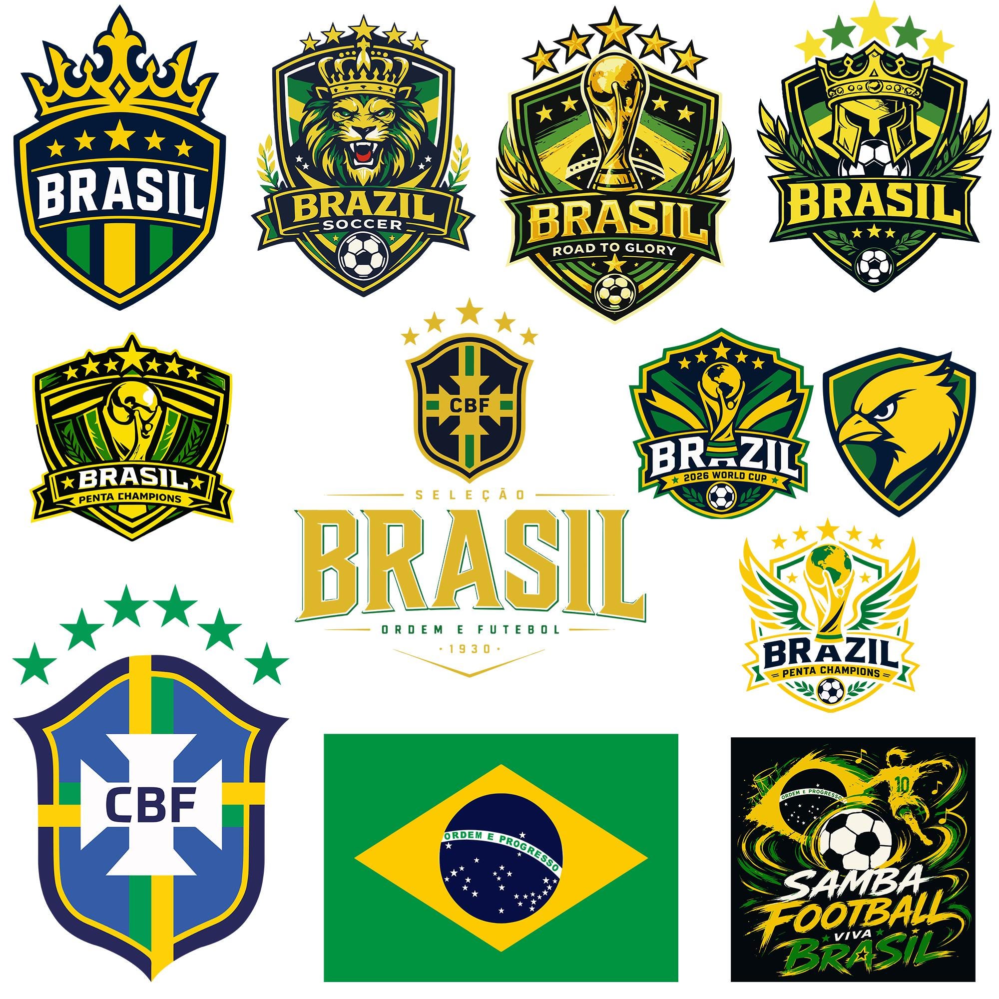 ブラジル　パーカー　ＣＢＦ（ブラジルサッカー連盟のロゴ） Cbf Brazil - Etsy Israel