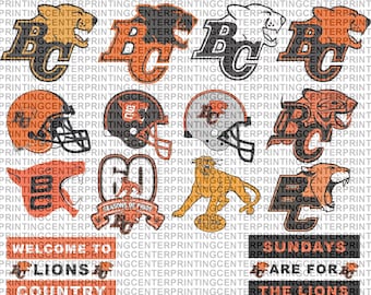 BC Lions svg, Lions svg, Lions png, lot Lions, logo I Cup, Tshirt, clipart, Cricut | Formats ;svg,png,pdf,fichier en couches,téléchargement instantané