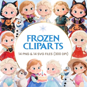 Aquarel bevroren Cliparts: feestversieringen (direct downloaden van png- en SVG-bestanden)