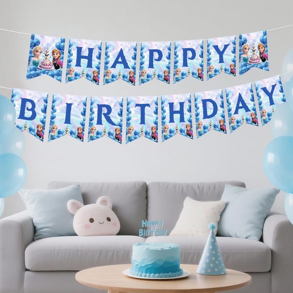 Striscione Di Compleanno Frozen - Italia - Foto 5