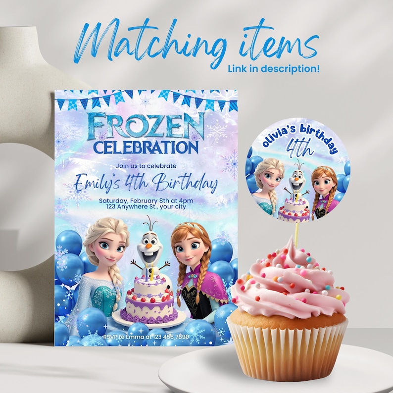 These Frozen party favor tags are great for labeling treats, gifts, or goodie bags at your child’s Frozen birthday party. Featuring beloved characters and winter-themed designs, they add the perfect finishing detail.