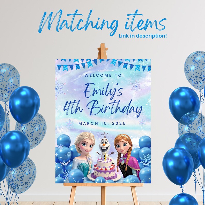 Complete your Frozen-themed celebration with these cute and editable Frozen thank you tags. Whether it’s for party favors or thank you notes, these tags match perfectly with any Frozen birthday party decorations.