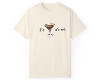 Espresso Martini T-shirt – Minimalistisk Martiniglas T-shirt – Espresso Martini Social Club T-shirt | Espresso Martini-älskare Gåva