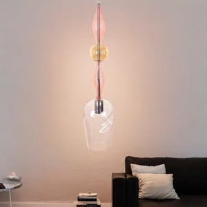 Hanglamp voor woonkamer | Hanglamp keuken boven kookeiland | Glazen lamp voor hal | Plafondverlichting voor slaapkamer