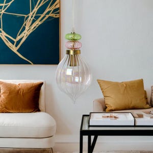 Moderne heldere hanglamp boven keukeneiland | Hangverlichting voor slaapkamer | Unieke hanglampen | Hangende lampenkap voor plafondlamp