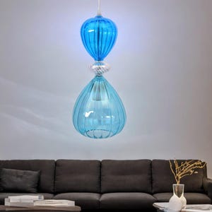 Pendant Lighting for Living room | Glass Ceiling Light Fixture | Island Pendants Light | Hanging Lights Over Dining Table | Pendant Lamp