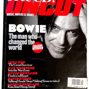 Uncut Magazine – David Bowie Cover (October 1999, Issue 29) Vintage, Rare No CD, 80s & 90s music, 90s Music Hits, 90s Magazine