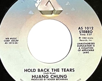 Rare 80s Vinyl: Huang Chung – Hold Back The Tears / Dancing