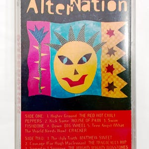 May include: A vintage cassette tape for the album "AlterNation." The cover features a colorful design with a sun-like face and the album title in orange. The tracklist is visible on the bottom.