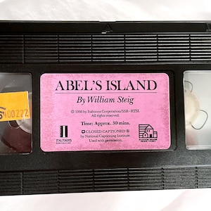 VHS: Abel’s Island by William Steig - Tim Curry 1988 Animated Classic image 6