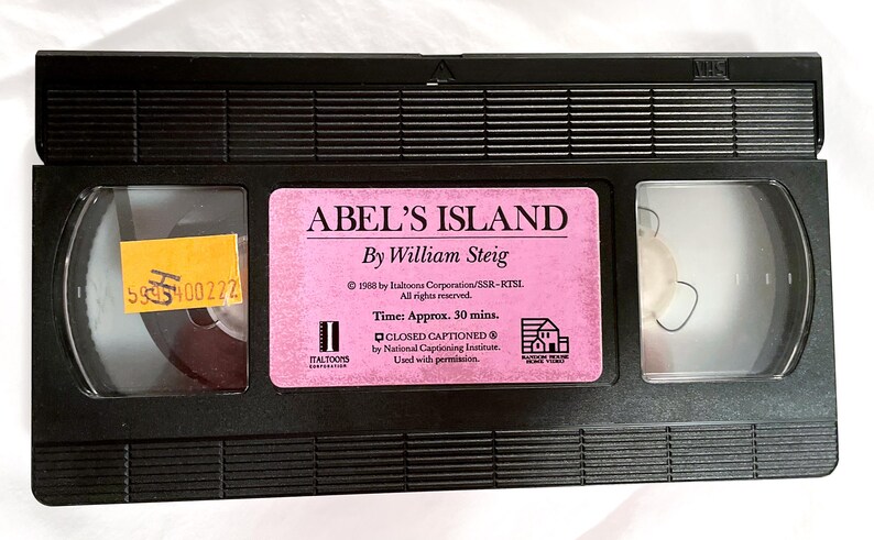 VHS: Abel’s Island by William Steig - Tim Curry 1988 Animated Classic image 6