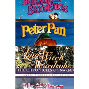 Retro Family Movie Night Bundle Favorites: Bedknobs, Peter Pan & Narnia